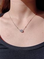 Vicenza - Piazzetta Palladio 2 - Collana Crivelli Donna DIAMANTI in Oro bianco Diamante 0.70 Ct 372-2905-C - 372-2905-C